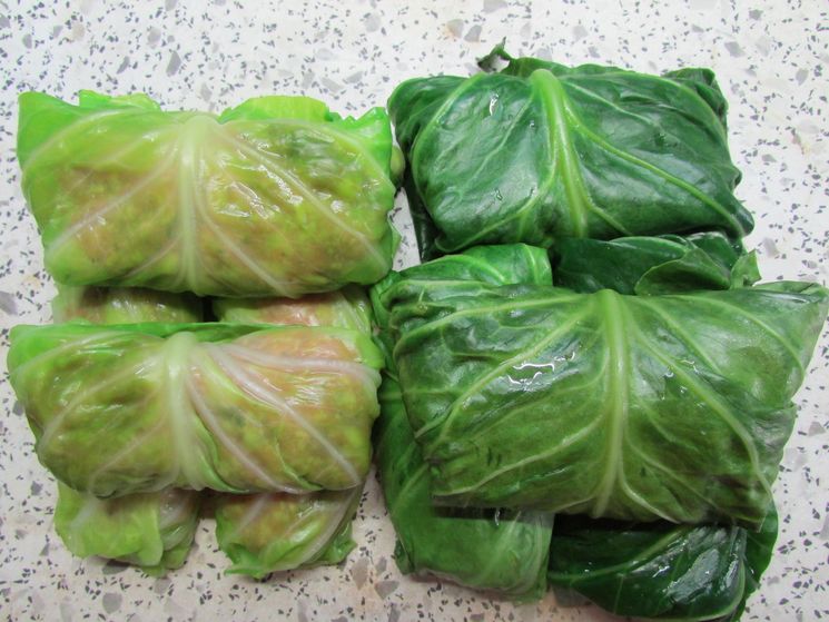 Голубцы с капустой рисом