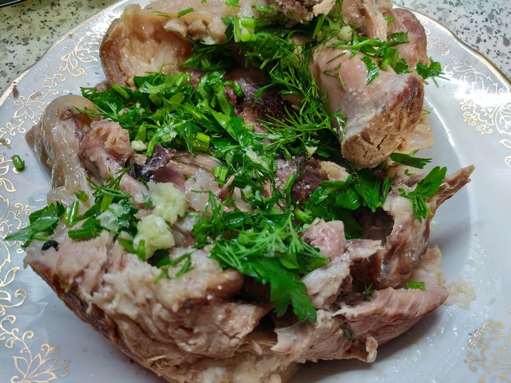 Рецепт свиной рульки