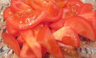 Рецепт салата из огурцов и помидоров с маслом