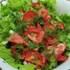 Салат из огурцов помидоров и перца
