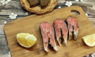 Слабосолёная кета в домашних условиях с лимоном