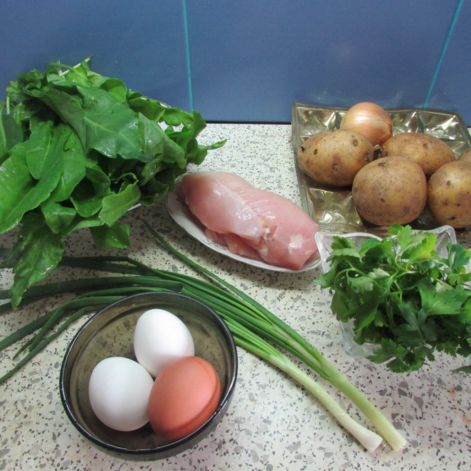 Как приготовить зеленый борщ с щавелем, яйцами и рисом